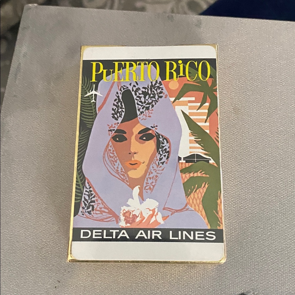 Delta Airlines Playing Cards Puerto Rico